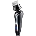 SURKER Shaver Razor Electric Men Cordless Beard Trimmer Wet Dry Rotary Shaver Head Hair Nose Trimmer Waterproof Rechargeable 3 In 1 Bonus 1 Facial Cleansing Brush