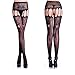 akiido Fishnet Stockings Fishnet Tights Thigh High Stockings Pantyhose High Waist Tights