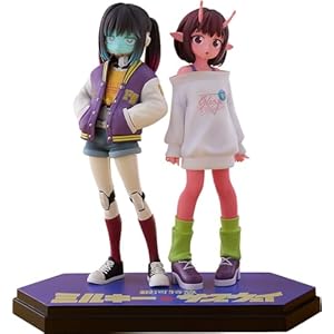 グッドスマイルカンパニー 銀河特急 ミルキー☆サブウェイ POP UP PARADE SP チハル＆マキナ プラスチック製 塗装済み完成品 ノンスケール 専用台座付属 全高約145mm