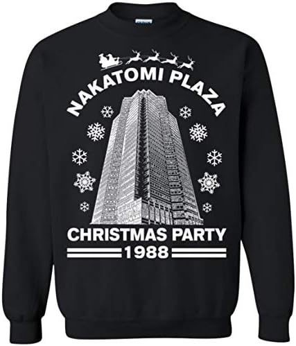 TeePowers Nakatomi Plaza Christmas Party 1988 Funny Pop Culture Unisex Sweatshirt