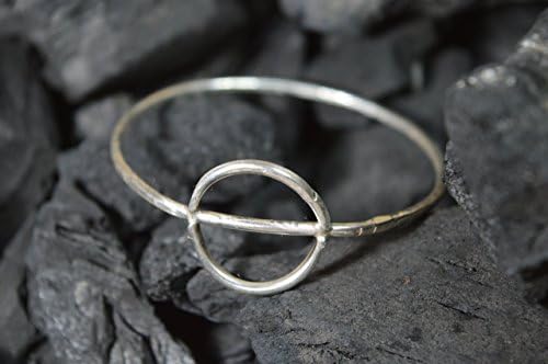 Stacking bangle, personalized bangle, personalized sterling silver bangle, sterling silver bangle,stackable Bangle,anniversary gift,handmade, circle