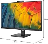 Philips 24" FHD IPS USB-C 90W Monitor 75Hz 4ms KVM Webcam Height view 7