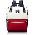 Anello Polyester Canvas Backpacks (White and Red)