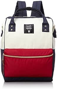 Anello Polyester Canvas Backpacks (White and Red)
