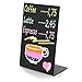 Modern Black Acrylic Tabletop Wet Erase Liquid Chalk Board/Menu Display Write-On Board/Wedding Sign