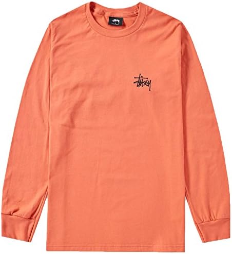 Stussy Stock Link LS Tee in Steel Sz L