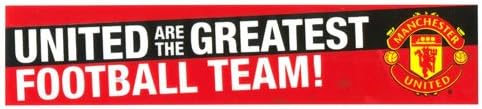 MANCHESTER UNITED Man Utd Football Stickers Bumper Roof Tool Box Car Stocking Greatest Football Team Stickers