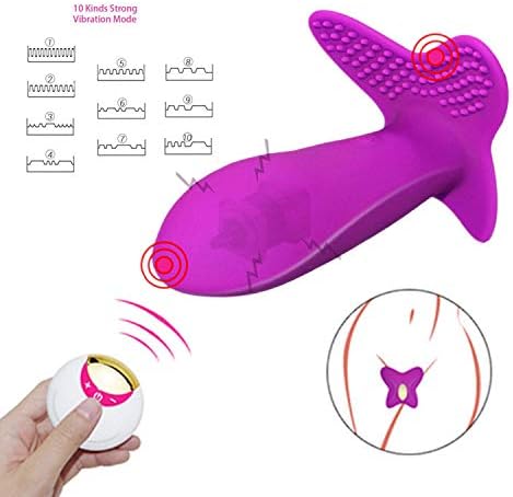 CNDWJ Shirt Wireless Remote Control Vibrating Panties vibrador Eggs Butterfly USB Waterproof Clitoral Stimulation Sexs-Toys for Women,Rose red