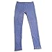 HDE Women Winter Knit Leggings Fleece Line Nordic Design Thermal Insulated Pants (Light Blue Denim Jeggings, Medium)