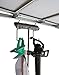 Do All Outdoors Morpheus Model Add-A-Hook Double L Style Compact Black 2 Hooks Garage Storage Rack