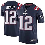 Men’s Tom Brady #12 New England Patriots Limited Navy Stitch Jersey