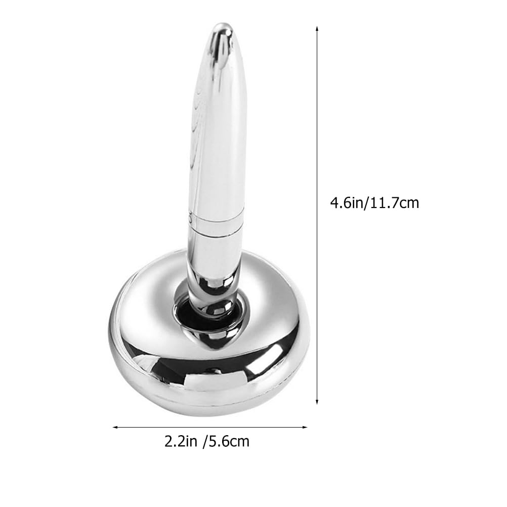 DOITOOL 2 Stück Magnetische Metall Kugelschreiber Schwebende Schreibstifte für Büro Elegante Ballpoint Pens für Männer für Unterschriften und Bürobedarf 3