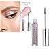 Sacow Liquid Eyeshadow, 12 Color Magnificent Metals Glitter Liquid Eyeshadow Long Lasting Shiny Diamond Eye Shadow (B)