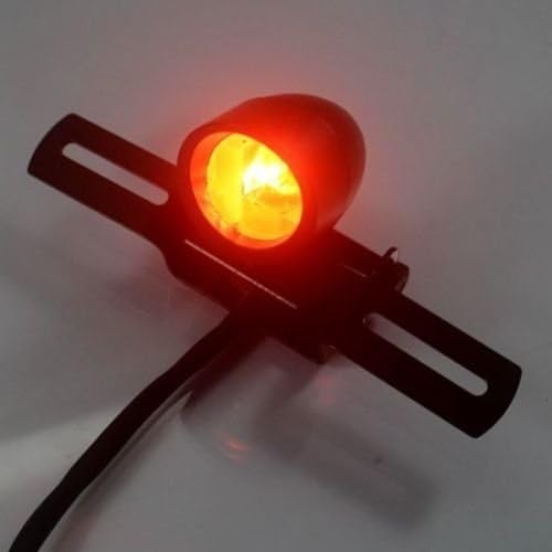 DLLL Universal DV 12V Motorcycle Brake Stop Plate Mount Tail Light For Harley Chopper Bobber Racer Cruiser Street Standard Dirt Bike Harley/Honda/Kawasaki/BMW/Yamaha/Suzuki/Ducati/Benelli/Aprilia