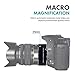 Movo Photo AF 25mm Macro Extension Tube for Sony Alpha DSLR Camera (Metal Mount)