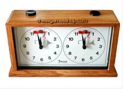 Philos 4682 Beech Insa Mechanical Chess Clock