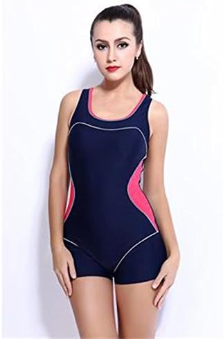 iocAbVZz One pPiece Sports Bodysuit Women Solid Boyshorts Swimwear Push up Large