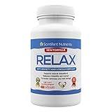 RELAX by Scintillant Nutrients 60 Capsules Natural Nootropics Supplement for Anxiety and Stress Relief