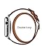 Apple Watch Series 3 Band, iBazal 38mm [Dual Loop] Leather Band Genuine Leather Replacement Band for Apple Watch Series 3 & Series 2 & Series 1 - Black 38mm