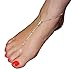 Set of 4 Unique Stretch Fashion Foot Jewelry Anklets-2 Gold Tone-2 Silver Tone Faux Pearls & Rhinestones