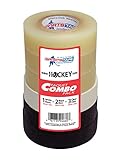 Sports Tape Hockey Tape Combo Pack - Two Black, One White and Three Clear Tapes