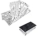 5 Pack Emergency Blanket,Thermal Mylar Space Blanket,Windproof Waterproof Foil Blanket Silver Foil Blanket Survival Blanket Reusable For Outdoor, Survival,Camping,Hiking,Marathons,Homeless,First Aidthumb 3