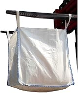 Garden Waste Bags 5 x 1 Ton FIBC Bulk Bag Heavy Duty White 85cm x 85cm x 85cm view 4