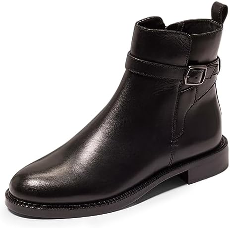 Birkenstock Collins Brown Leather Ankle Boots Side Zip Buckle Lug Sole Mens 41 Amazon.com | Birkenstock Collins Boots, Nl Dark Brown, 4.5  main image 3