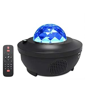 LED Star Light Projector, Projecter Nachtlampje Projector, Afstandsbediening en Timer LED Nebula Cloud Muziek Speler…