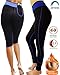 SISYAMA Anti Cellulite Weight Loss Hot Slimming Sweat Sauna Neoprene Capris Pants (2XL)