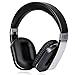 Active Noise Cancelling Bluetooth Headphones Wireless Canceling Microphone Low Bass Response APTX Hi-Fi Audio Over Ear Protein Ear Pads Foldable Hard Case Travel Work Computer TV Sports Steel Black