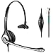 Wantek Corded Telephone Headset Mono w/Noise Canceling Mic for ShoreTel Plantronics Polycom Zultys Toshiba NEC Aspire Dterm Nortel Norstar Meridian Siemens ROLM Packet8 Landline Deskphones(F600S2) primary