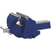 IRWIN Tools Heavy Duty Workshop Vise, 4-inch (226304ZR), Grey