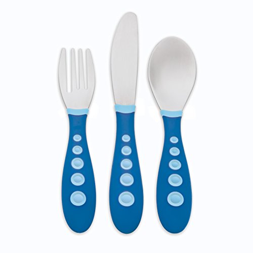 Gerber Graduates Kiddy Cutlery Set in Assorted Colors, 3-Piece Set
