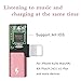 for iPhone Adapter Headphone Jack Adapter for iPhone X/Xs/Xs Max/XR/8/8 Plus/7/7 Plus, Earphone Connector for iPhone Dongle, Car Charger Cables Accessories,Audio Convertor 2 in 1 Music Splitterthumb 3