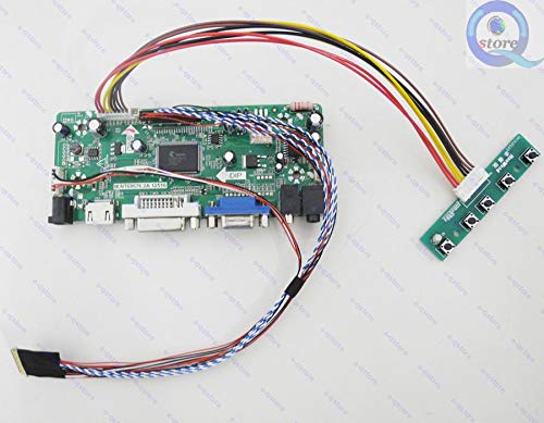 FidgetFidget HDMI+DVI+VGA LCD Converter Lvds Monitor Kit for LP140WH2(TL)(E2) 1366x768