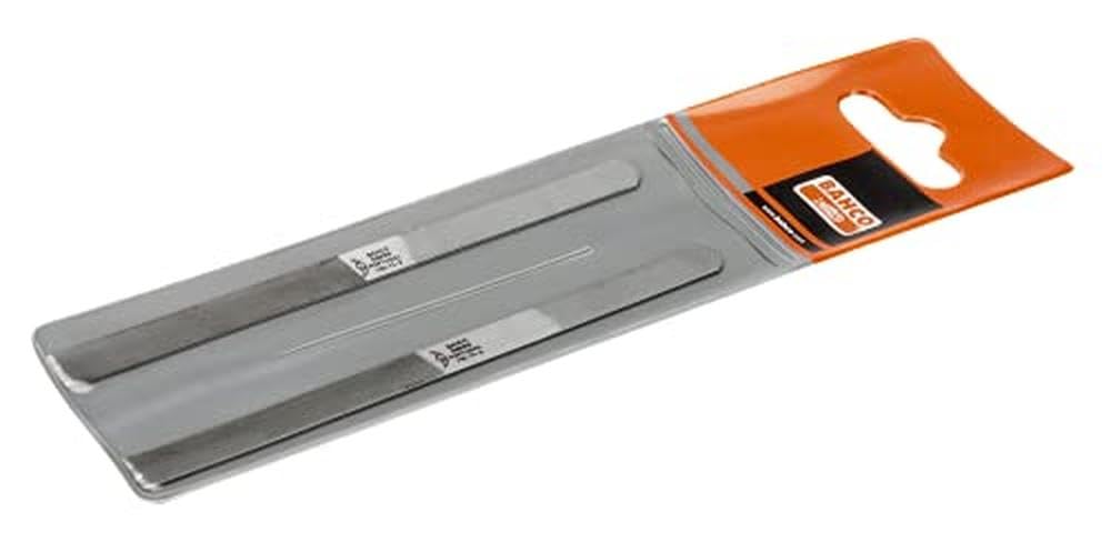 Bahco 1-115-11-3-1 Contact Files Set, Grey, 110 x 8 x 1 mm, Set of 2 Piece