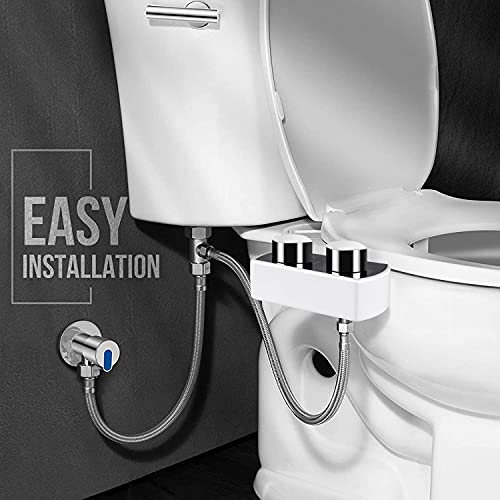 Accenter Bidet Toilet Attachment NonElectric Selfcleaning Dual Nozzle
