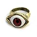 2014 Susenstore 2pcs Punk Rock Fashion Jewelry Vintage Retro Exaggerated Blue Coffee Eye Ring