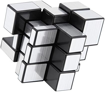 Family Brain Game Silver Mirrior Cube Puzzle