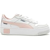 Puma Unisex-Child, Carina Street, Puma White-Rose Dust-Feather Gray, Big Kid, 7