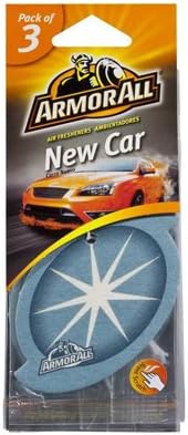 Armored Auto Group Sales 17796 Car Air Freshener, Card, New Car Scent, 3-Pk. - Quantity 4