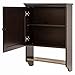 Best Choice Products 19x18in Wooden Wall Mounted Storage Cabinet w/Open Shelf, Versatile Door, Espresso