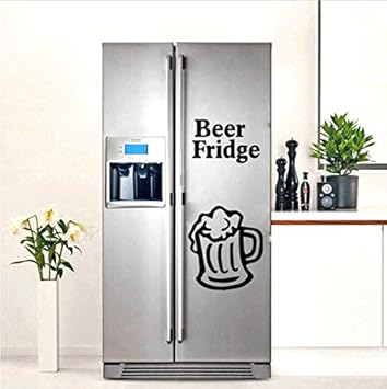 ZGQQQ Cerveza Clásica Pegatina Frigorífico Impermeable Vinilo ...