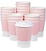 Glowcoast Disposable Coffee Cups With Lids - (80 set) 12 oz Paper To Go Coffee Cups With Resealable Lids Prevent Leaks! Travel Insulated Hot Beverage Drink Cup. Will Not Bend With Heat or Burn Fingers
