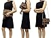 CHARMING TAILOR Leopard Clutch Bag for Women Tassel Foldover Clutch Faux Suede Dressy Purse for Day to Evening (Brown)