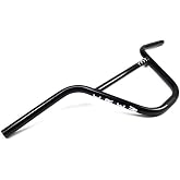 CULT CREW 9" HANDLEBAR BLACK | Cult Crew BMX Handlebar 9" Steel, 22.2mm, Backsweep 12 , Classic Geometry