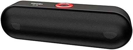 Winstion 1248 Bluetooth Speakers KC-18, Built-in Microphone, FM Radio, 2x3.5W Acoustic Drivers with Bass and lightweight, Black