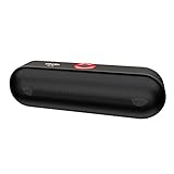 Winstion 1248 Bluetooth Speakers KC-18, Built-in Microphone, FM Radio, 2x3.5W Acoustic Drivers with Bass and lightweight, Black