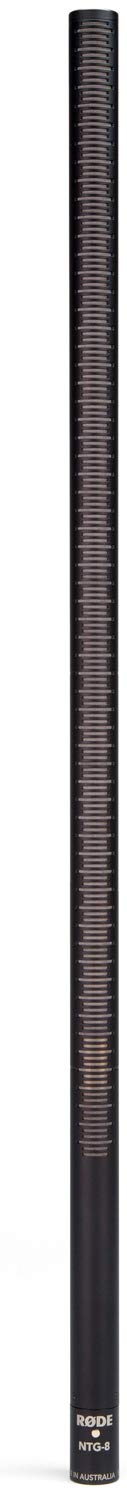 RØDE NTG8 Precision Supercardioid RF-Bias Long Condenser Shotgun Microphone for Location Recording, Foley and Voice Overs